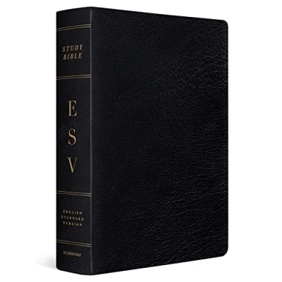 Abbildung von Study Bible ESV Large Print: English Standard Version, Black, Genuine Leather