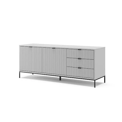 Abbildung von Vicco Kommode Eliza, Grau, 150.1 x 60 cm