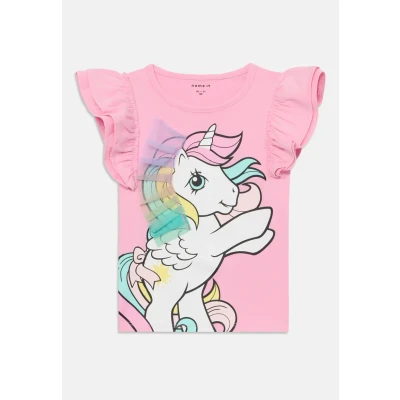 Abbildung von Name it Nmfmika Tshirt print für Kinder, Größe: 92, Pink frosting