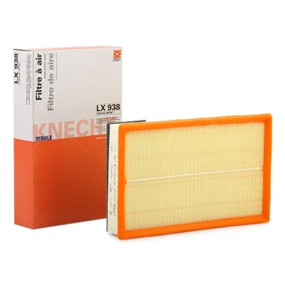 Abbildung von MAHLE ORIGINAL LX 938 Luftfilter 62,0 216 328,0 Filtereinsatz VOLVO: XC70 I Cross Country, V70 2, S60