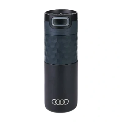 Abbildung von Audi 3292200400 Trinkflasche Isolierflasche Trinkbecher Thermosflasche 500ml, schwarz, mit Ringe Logo