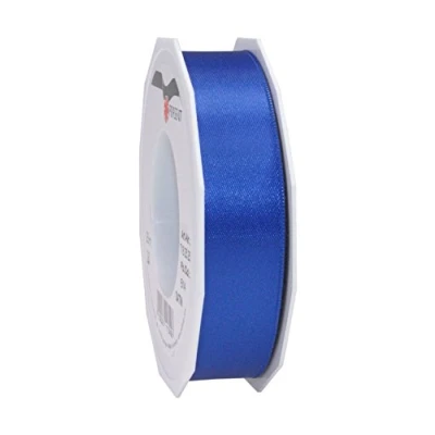 Abbildung von PRÄSENT C.E. Pattberg Satin Royalblau, 25 m Satinband zum Einpacken von Geschenken, mm Breite, Geschenkband Dekorieren &amp; Basteln, Dekoband, Anlass