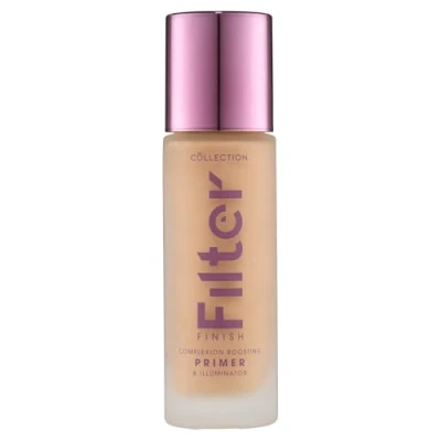 Abbildung von Collection Cosmetics Gorgeous Glow Filter Finish, Illuminator, Primer und All Over für leuchtende Haut, Fair Medium
