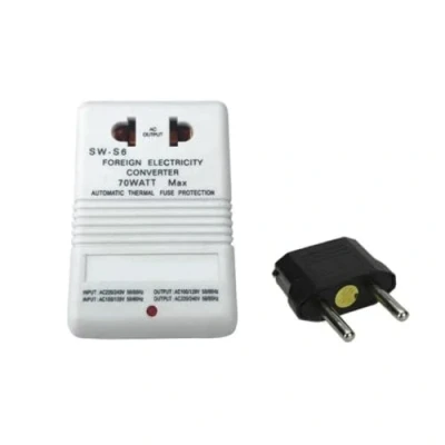 Abbildung von Rordigo Spannungswandler 70 W, mit 2 Kanälen, 110 V/120 V auf 220 V/240 V, EU Stecker