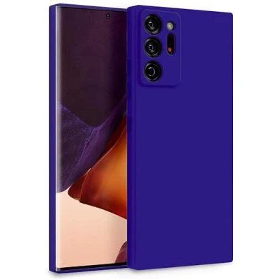 Abbildung von MyGadget Hülle für Samsung Galaxy Note 20 Ultra Zweilagige Handyhülle mit Kameraschutz Cover Innenfutter &amp; Silikon außen Dunkel Lila