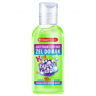 Abbildung von Handdesinfektionsgel antibakteriell Bubble Gum 50 ml 1 Stk.