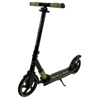 Abbildung von Black Racer Retro Green Kinderroller Bandits and Angels