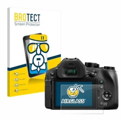 Abbildung von BROTECT Schutzglas für Panasonic Lumix DMC FZ300 Schutzfolie Panzer Folie Glas [Extrem Kratzfest 9H, Anti Fingerprint, Ultra Transparent]