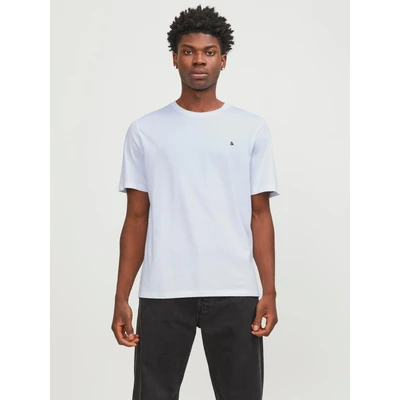 Abbildung von Jack &amp; Jones CREW NECK Tshirt basic, Herren, Größe: Small, White
