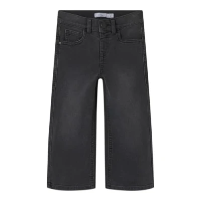 Abbildung von NAME IT Mädchen Nmfrose Wide Jeans 8808 Dt Tb, Dark Grey Denim, 98 EU