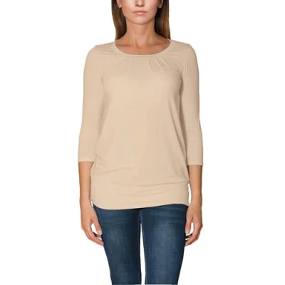 Abbildung von Alkato Longshirt Damen Viskose Shirt 3/4 Arm Top