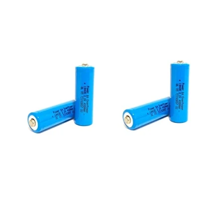 Abbildung von LiFePo4 IFR14430 Akku 4er Set 400mAh 3,2V 14430 Batterie Lithium Eisen Phosphat Solar (Button Top (Nuppel))