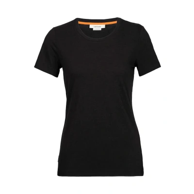 Abbildung von Icebreaker W Central SS Tshirt basic, Damen, Größe: Small, Black