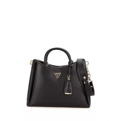 Abbildung von Guess ECO Gloriana Gfriend Satchel Umhängetasche, Damen, Größe: One Size, Black