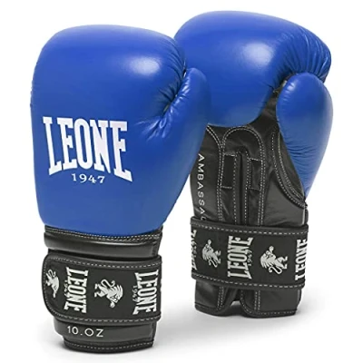 Abbildung von LEONE 1947 Ambassador Boxhandschuhe Unisex Erwachsene, Blau, 14 oz