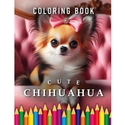 Abbildung von Chihuahua Coloring Book: for Adults &amp; Children The perfect Gift Dog Lovers (Dogs Books)