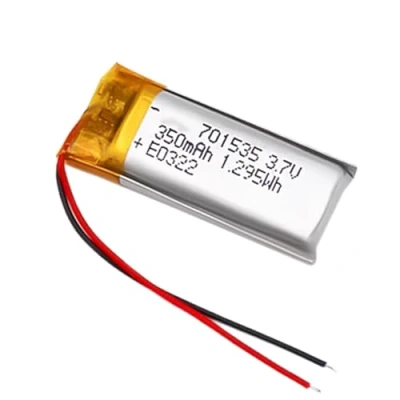 Abbildung von Lithium Polymer Akku 3.7V 350mAh 701535 Wiederaufladbarer Lipo Ion für RC Drohne Flugzeug Zubehörteil