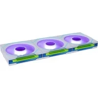 Abbildung von Lian Li UNI Fan SL INF Reverse Blade ARGB 120 mm Triple Pack Schwarz Infinity Mirror RGB inklusive Controller 2100 U/min