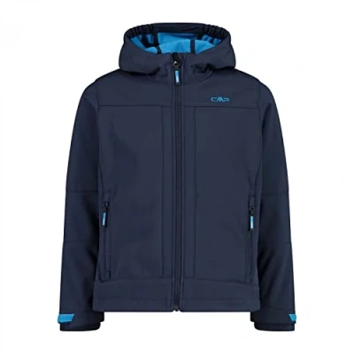 Abbildung von CMP KID Jacket FIX HOOD Unisex Softshelljacke für Kinder, Größe: 104, Blue danubio
