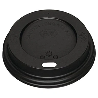 Abbildung von Fiesta hw08hl040 Deckel für Hot Cups, 8 oz, schwarz (1000 Stück)