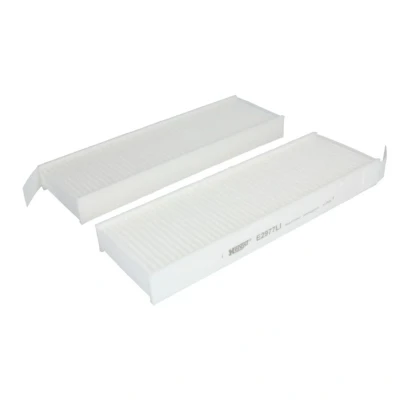 Abbildung von HENGST FILTER E2977LI 2 Innenraumfilter Pollenfilter 334 96 31 CITROËN: Berlingo, Berlingo II, C4 I Grand Picasso, PEUGEOT: 3008 II SUV