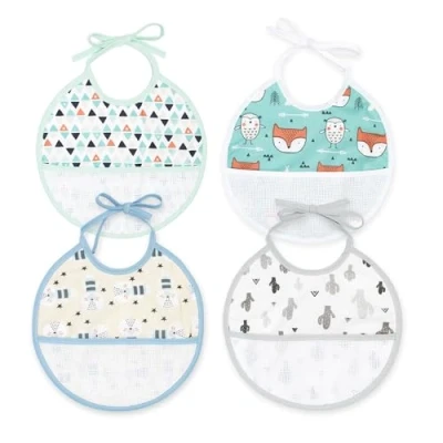 Abbildung von Ti TIN Unisex Baby 2159P4 Lätzchen, Mehrfarbig, 0 3 Monate