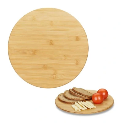 Abbildung von relaxdays Servierteller Bambus Drehteller universal,