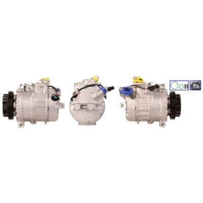 Abbildung von LUCAS ELECTRICAL ACP607 Kompressor PAG 46 mit Dichtungen BMW: 7