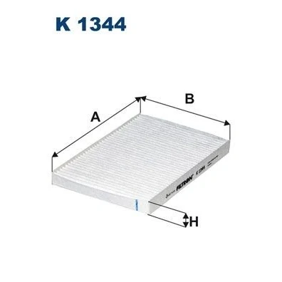 Abbildung von FILTRON K 1344 Innenraumfilter Partikelfilter 220 150 20 MERCEDES BENZ: ACTROS MP4, ANTOS