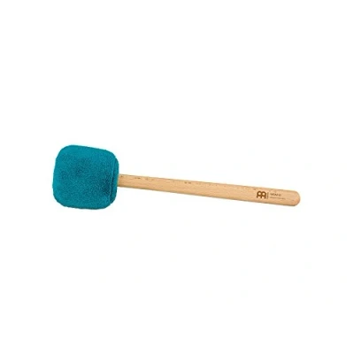Abbildung von Sonic Energy Gong Schlägel Petrol 30 cm Aus Wolle und Kunstfell Buchenholzgriff Für Gongspieler, Percussion, Meditation (MGM S SP)