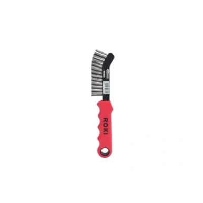 Abbildung von KS TOOLS 201.2320 E Drahtbürste, Bremssattelreinigung 90, 225mm 2 Komponenten Griff reihig