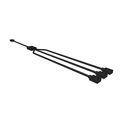 Abbildung von Cooler Master RGB 1 zu 3 Splitterkabel, 4 poliger und 5 LED Anschluss, 58 cm