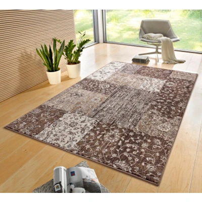 Abbildung von HANSE Home Teppich &quot;Kirie&quot;, rechteckig, Patchwork, Kurzflor, Teppichläufer, Modern, Vintage, Wohnzimmer, Flur