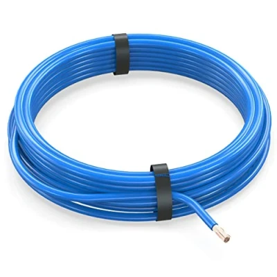 Abbildung von AUPROTEC 5m Fahrzeugleitung 1,0 mm² FLRY B Auto Kabel als Ring Farbe blau