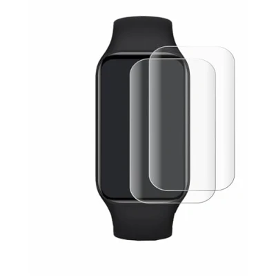 Abbildung von BROTECT 2 Stück Full Cover Schutzfolie für Xiaomi Mi Smart Band 8 Active Screen Displayschutz Folie [3D Curved, Kristall Klar]