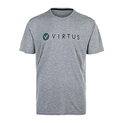Abbildung von Virtus Funktions Edwardo LOGO Tshirt print, Herren, Größe: Small, Grey