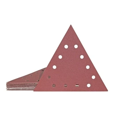 Abbildung von MioTools Fox Klett Schleifscheiben, 290 x 250 mm, 12 Loch, f. Trockenbauschleifer, Normalkorund (25 Stk.) K240