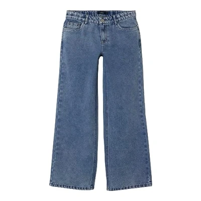 Abbildung von NAME IT Mädchen NLFTOIZZA DNM LW Wide Pant NOOS Jeanshose, Light Blue Denim, 158