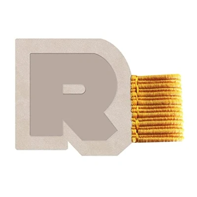 Abbildung von Rhodia 194191C Stiftehalter / Stiftschlaufe selbstklebend, 4x3cm, für Blöcke, Notizbücher und Kalender, 1 Stück, Beige