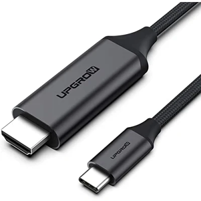 Abbildung von Upgrow Kabel USB Typ C auf HDMI, 1,2 m, 4K bei 60 Hz HDMI Kabel, für MacBook Pro, Air, iPad iMac, Chromebook Pixel