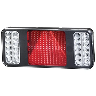 Abbildung von HELLA Heckleuchte Coluna LED 24V Anbau/geschraubt ECE/ADR/GGVS Lichtscheibenfarbe: glasklar Kabel: 1000mm Stecker: EasyConn 1 x 7 Male rechts Menge: 2VP 345 900 021