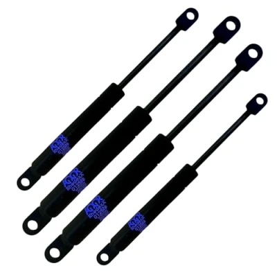 Abbildung von Gasdruckfeder Ersatz für Stabilus Lift O Mat 236195 125N Ikea Värde Gasfeder mit Augenaufnahme Länge 186mm, Hub 60mm, Kraft 125N, RhedexX® RX6810 0125N (4 Stück)