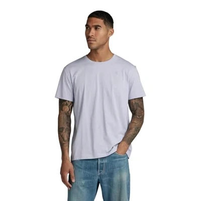 Abbildung von G STAR RAW Herren Base S T Shirt, Grau (icelandic blue D16411 336 G081), XS