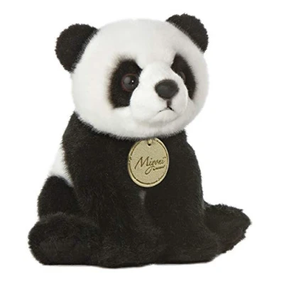 Abbildung von Aurora, 10821, MiYoni Panda, 19cm, Plüschtier, schwarz/weiß