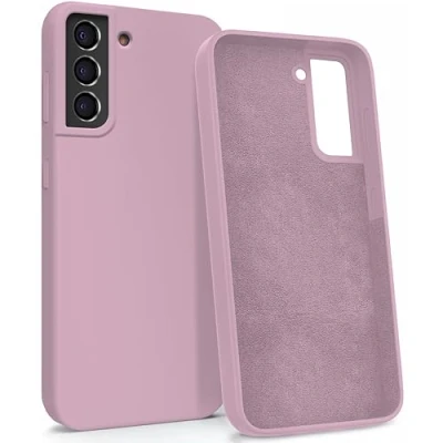 Abbildung von MyGadget Hülle für Samsung Galaxy S21 FE Gummierte Handyhülle [ 3 Layer Struktur ] Schutzhülle mit Soft Inlay &amp; Hardcase Cover außen Rosa