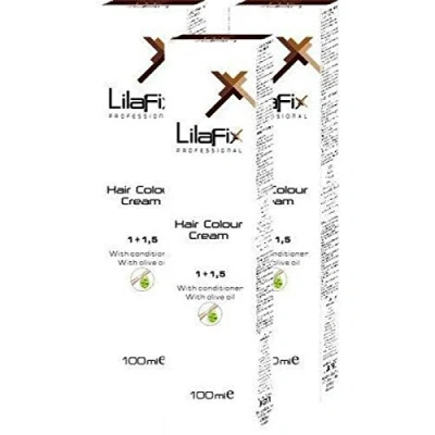 Abbildung von Lilafix Professional Haarfarbe 100ml 6/77 dunkelblond intensiv braun