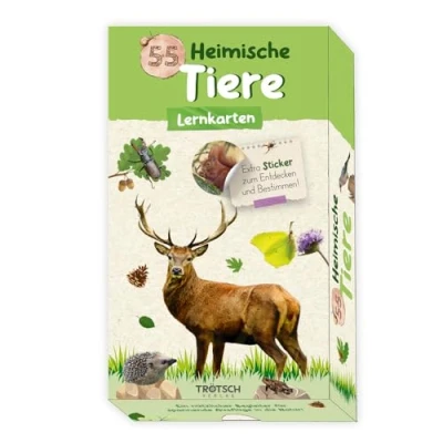 Abbildung von Trötsch 55 Lernkarten Heimische Tiere: Natur Forschen Wissen Fragen
