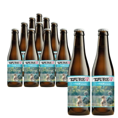 Abbildung von TJURE Hundesmoothie Fisch mit Kartoffel 220 ml leckerer köstliches Festmahl 6er Pack 1320,00