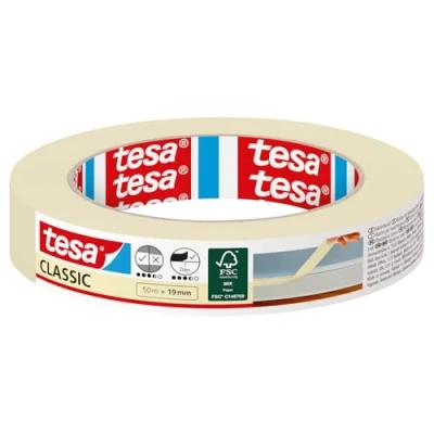 Abbildung von 16 x Tesa Maler Kreppband Classic 50m:19mm beige