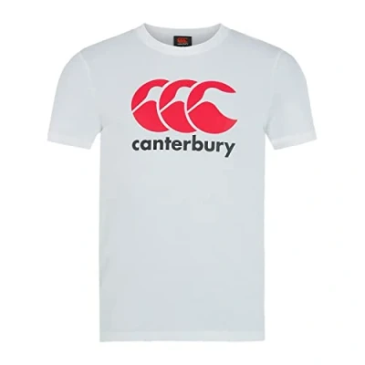 Abbildung von Canterbury Jungen Cc Logo T Shirt, Weiß (Weiß)., 38 EU